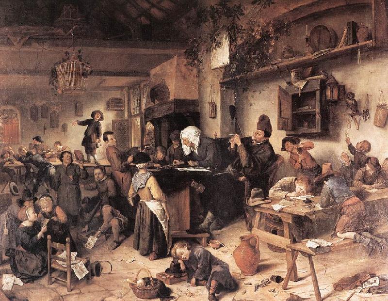 Jan Steen The Village School oil painting picture